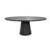 Worlds Away - Oval Black Cerused Oak Dining Table - JEFFERSON BCO - GreatFurnitureDeal