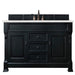 James Martin Furniture - Brookfield 60" Antique Black Single Vanity w- 3 CM Eternal Serena Quartz Top - 147-114-5331-3ESR - GreatFurnitureDeal