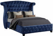 Myco Furniture - Josie 5 Piece King Bedroom Set in Blue - JS400-K-5SET - GreatFurnitureDeal