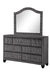 Myco Furniture - Josie 6 Piece King Bedroom Set in Gray - JS401-K-6SET - GreatFurnitureDeal