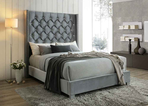 Myco Furniture - Juliana King Bed in Silver - JU8007-K-SV - GreatFurnitureDeal