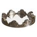 Worlds Away -  Silver Leaf Wood Scalloped Tray with Mirror Inset - JULIANA S - GreatFurnitureDeal