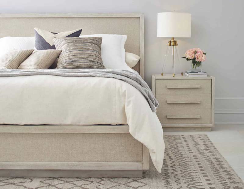 ART Furniture - Cotiere Queen Panel Bed in Linen - 299125-2349