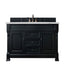 James Martin Furniture - Brookfield 60" Antique Black Single Vanity w/ 3 CM Ethereal Noctis Quartz Top - 147-114-5331-3ENC - GreatFurnitureDeal
