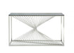 VIG Furniture - Modrest Trinity Modern Glass & Stainless Steel Console Table - VGVCK8618 - GreatFurnitureDeal