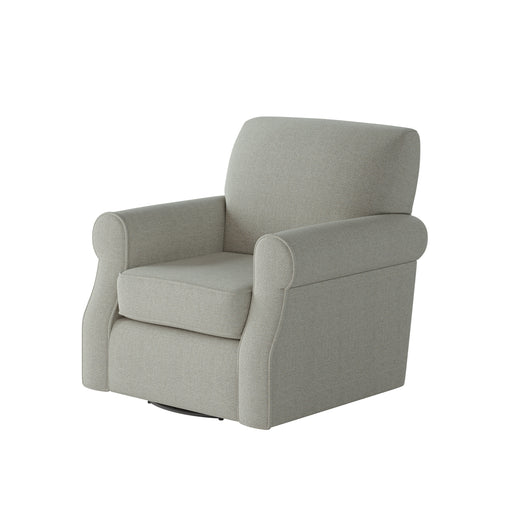 Southern Home Furnishings - Invitation Mist Swivel Chair in Light Grey - 602S-C Invitation Mist - GreatFurnitureDeal