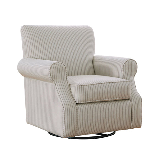 Southern Home Furnishings - Crossroads Mink Swivel Chair in Beige - 602S Fawcett Oat Swivel Chair - GreatFurnitureDeal