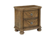 Myco Furniture - Karla 6 Piece King Storage Bedroom Set in Walnut - KA405-K-6SET - GreatFurnitureDeal