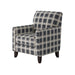 Southern Home Furnishings - Stanza Navy Accent Chair in Blue - 702-C Stanza Navy - GreatFurnitureDeal