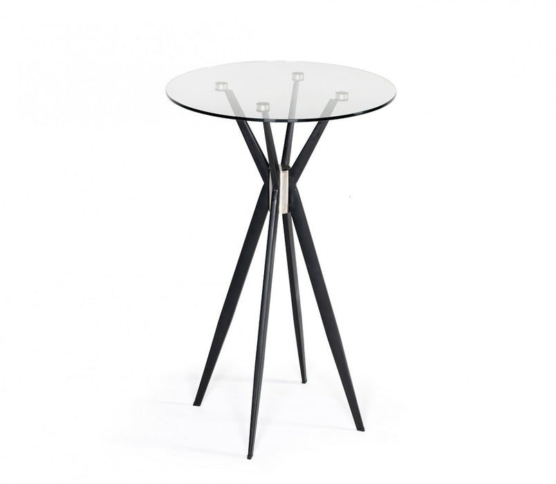VIG Furniture - Modrest Kaitlyn - Modern Black Bar Table - VGHR7039-BLK - GreatFurnitureDeal