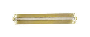Worlds Away - Medium Brass Long Handle With Inset Resin In Pearl Cream - KARL MCRM