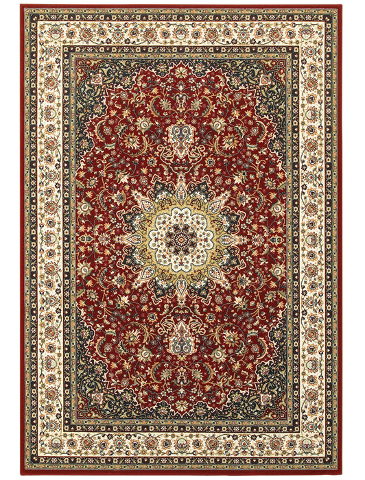 Oriental Weavers - Kashan Red/ Ivory Area Rug - 119N1 - GreatFurnitureDeal