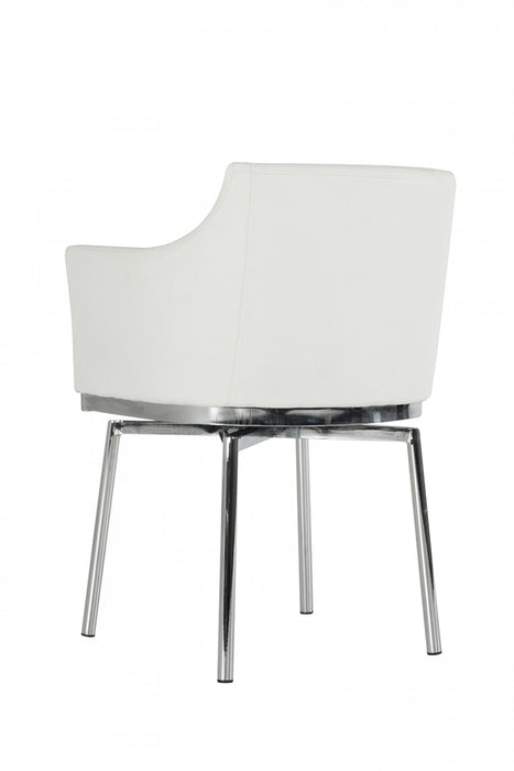 VIG Furniture - Modrest Kaweah Modern White Dining Chair - VGHR3149-WHT - GreatFurnitureDeal