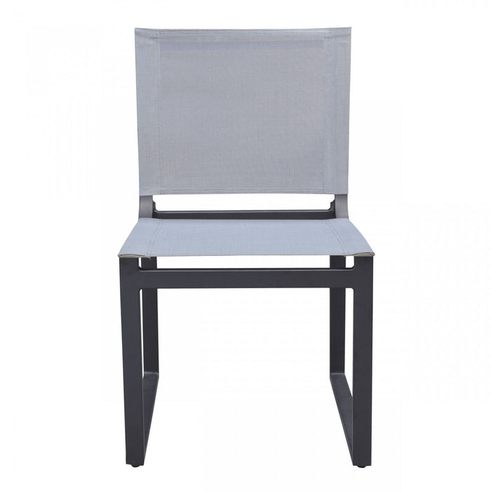 VIG Furniture - Renava Kayak - Modern Outdoor Dark Charcoal Dining Chair (Set of 2) - VGGERH-AGEAN-CH-GRY-2