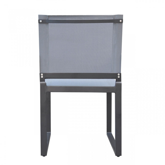 VIG Furniture - Renava Kayak - Modern Outdoor Dark Charcoal Dining Chair (Set of 2) - VGGERH-AGEAN-CH-GRY-2
