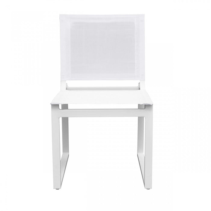 VIG Furniture - Renava Kayak - Modern Outdoor White Dining Chair (Set of 2) - VGGERH-AGEAN-CH-WHT-1