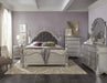 Myco Furniture - Kendall 5 Piece King Bedroom Set in Silver - KE165-K-5SET - GreatFurnitureDeal