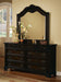 Myco Furniture - Kensington Dresser and Mirror - KE187DR-KE186M - GreatFurnitureDeal