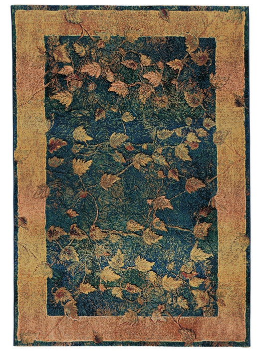 Oriental Weavers - Kharma Blue/ Gold Area Rug - 349B4