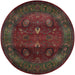 Oriental Weavers - Kharma Red/ Green Area Rug - 807C4 - GreatFurnitureDeal