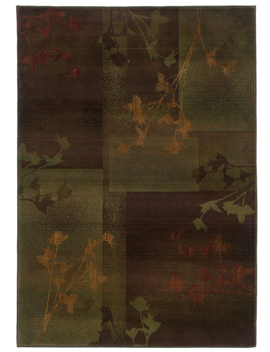 Oriental Weavers - Kharma II Purple/ Green Area Rug - 1048D