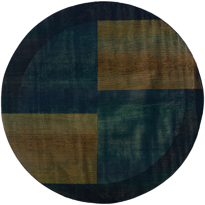 Oriental Weavers - Kharma II Blue/ Gold Area Rug - 1092L