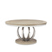 AICO Furniture - Eclipse Round Dining Table in Moonlight - KI-ECLP001-135 - GreatFurnitureDeal