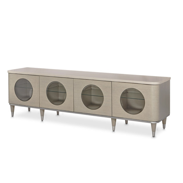 AICO Furniture - Eclipse Media Console in Moonlight - KI-ECLP081-135 - GreatFurnitureDeal