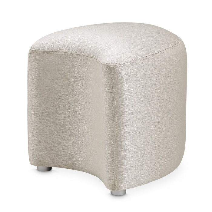 AICO Furniture - Eclipse Vanity Desk Stool in Moonlight - KI-ECLP804-000 - GreatFurnitureDeal