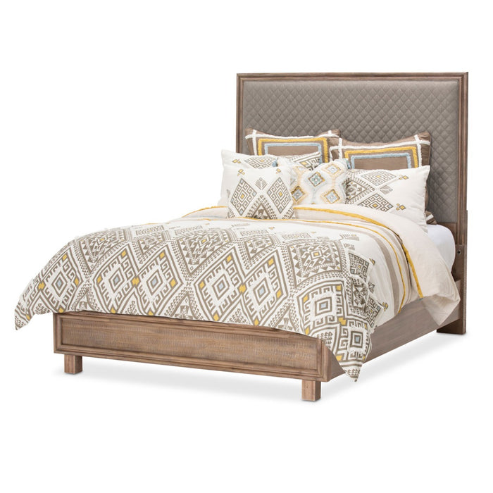 AICO Furniture - Cortina 4 Piece Eastern King Sleigh Bedroom Set - N65000EKSL-28-4SET