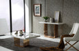 VIG Furniture - Modrest Kingsley Modern Marble & Rosegold Dining Table - VGVCT8933 - GreatFurnitureDeal