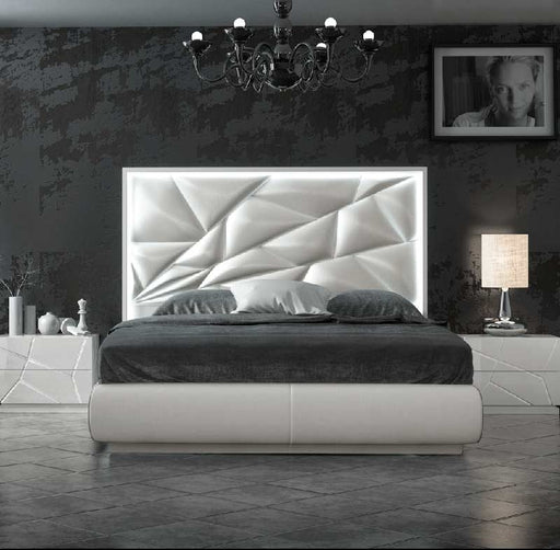 ESF Furniture - Franco Spain Kiu Eastern King Bed w-Light - KIUKSBED - GreatFurnitureDeal