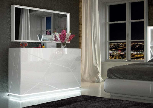 ESF Furniture - Franco Spain Kiu Double Dresser with Mirror - KIUDDM - GreatFurnitureDeal