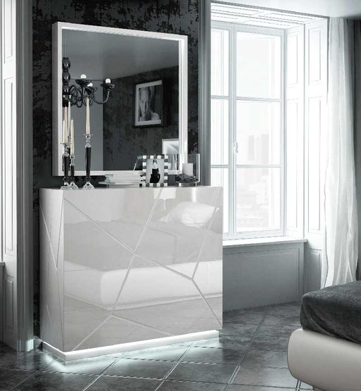 ESF Furniture - Franco Spain Kiu Single Dresser with Mirror - KIUSDM