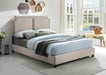 Myco Furniture - Kimberly Nailhead King Bed in Brown - KM8005-K-BR - GreatFurnitureDeal