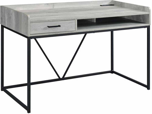 Myco Furniture - Kaylee Writing Desk in Gray - KY114-D-GY - GreatFurnitureDeal