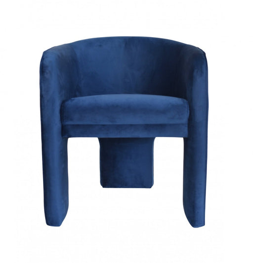 VIG Furniture - Modrest Kyle Modern Blue Velvet Accent Chair - VGRHAC-235-BL-CH - GreatFurnitureDeal