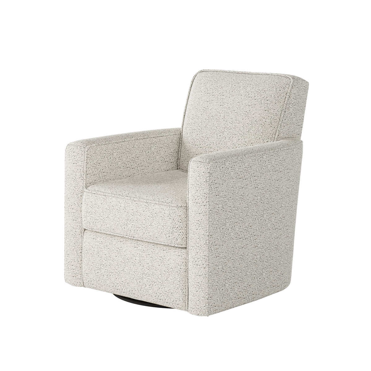 Southern Home Furnishings Chit Chat Domino Swivel Glider Chair In Mu