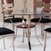 Myco Furniture - Laurel Dining Table In Walnut - LA200TB