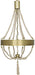 NOIR Furniture - Alec Chandelier, Antique Brass, Metal and Rope - LAMP384MB - GreatFurnitureDeal
