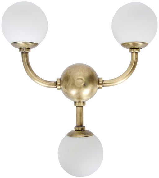 NOIR Furniture - Bari Sconce, Antique Brass - LAMP567MB - GreatFurnitureDeal