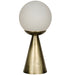 NOIR Furniture - Merle Table Lamp, Antique Brass Finish - LAMP591MB