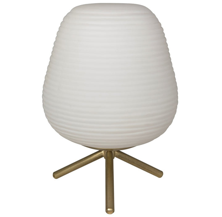 NOIR Furniture - Foka Table Lamp, Antique Brass Finish - LAMP676MB
