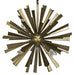 NOIR Furniture - Bero Chandelier, Antique Brass - LAMP696MB - GreatFurnitureDeal