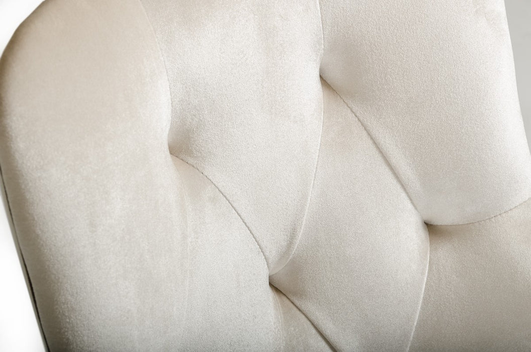 Vig Furniture - A&X Larissa Modern White Fabric Dining Chair - VGUNCC016-WHT - GreatFurnitureDeal