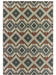 Oriental Weavers - Latitude Grey/ Orange Area Rug - 002X3 - GreatFurnitureDeal