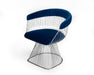 VIG Furniture - Modrest Lauren - Blue Velvet and Brushed Silver Dining Chair - VGMFOC-2942-BLU-DC - GreatFurnitureDeal
