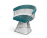 VIG Furniture - Modrest Lauren - Teal Velvet and Brushed Silver Dining Chair - VGMFOC-2942-SLV-DC - GreatFurnitureDeal