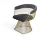 VIG Furniture - Modrest Lauren - Grey Velvet and Brushed Gold Dining Chair - VGMFOC-2942-GRY-DC - GreatFurnitureDeal