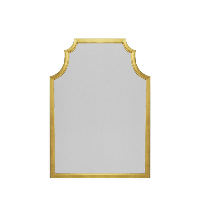 Worlds Away - Lenwood Pagoda Style Mirror With Gold Leaf Frame - LENWOOD G